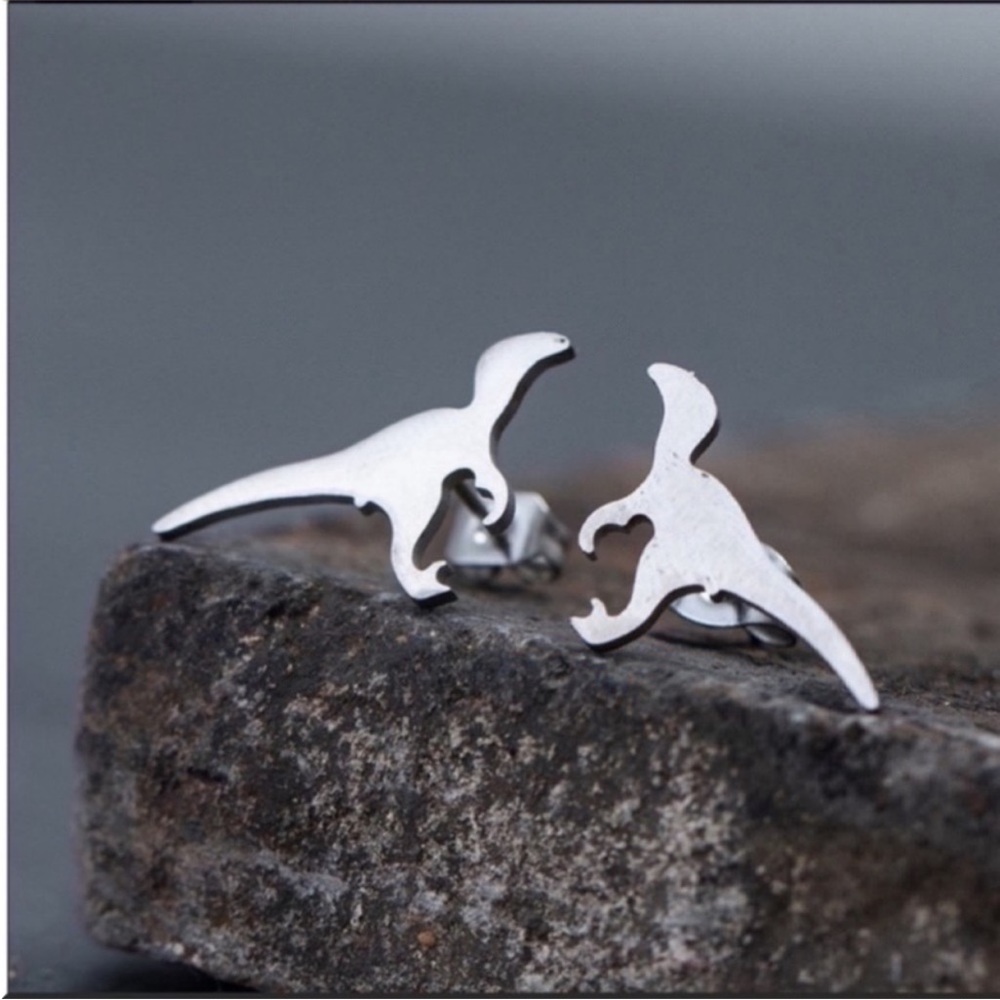🔥5 for $25🔥 Stainless Steel Dino Earrings